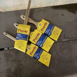 5 PURDY BRUSHES *NEW* 2.5 & 3”