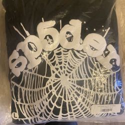 Sealed Black Sp5der Hoodie 