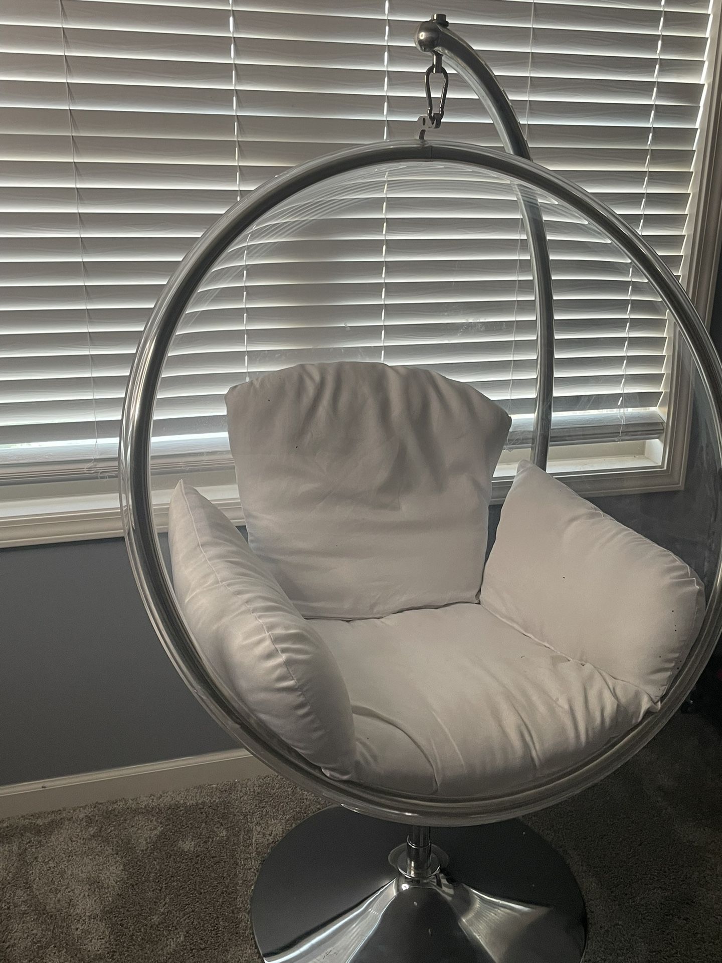 A bubble chair