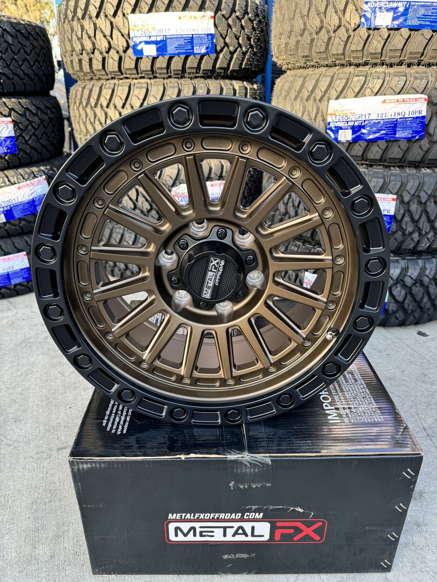 Bronze 17 Inch Wheels And Tires Available 6x139.7 Chevy GMC Toyota Ford Nissan And More 