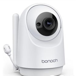 bonoch Add-on Baby Camera Unit for BBM03/ BBM05/07/09, 720p HD Video Baby Monitor Camera No WiFi, Security Split-Screen, Auto Night Vision, 4x Zoom, 2