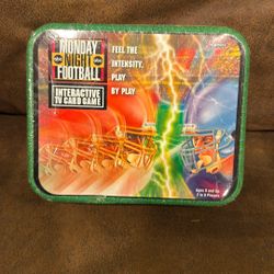 Vintage ABC Monday Night Football Interactive TV Card Game - Collector Tin