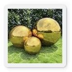 Gold Inflatable Mirror Ball