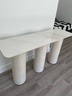 Marble console table