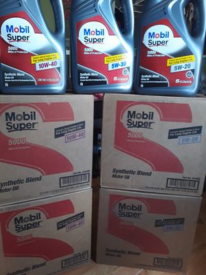 Photo MOBIL SUPER SYNTHETIC BLEND MOTOR OIL / ACEITE PARA MOTOR