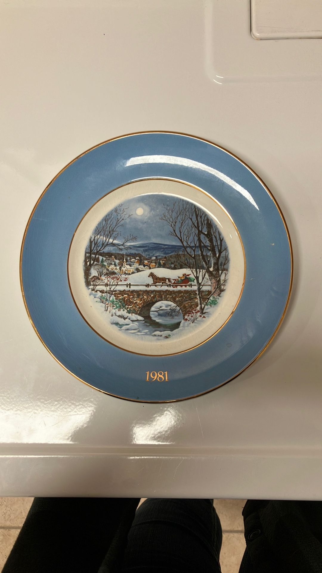 Avon Christmas Plate
