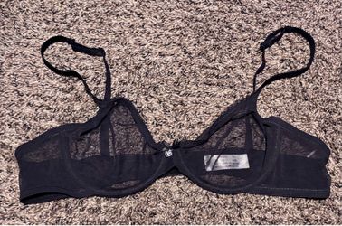New! See through black bra 38B