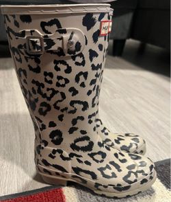 Kids leopard print Hunter boots*** READ BELOW