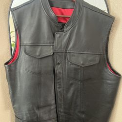 Leather Vest 415 clothing 
