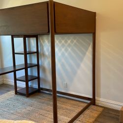 West Elm Loft Bed With Desk