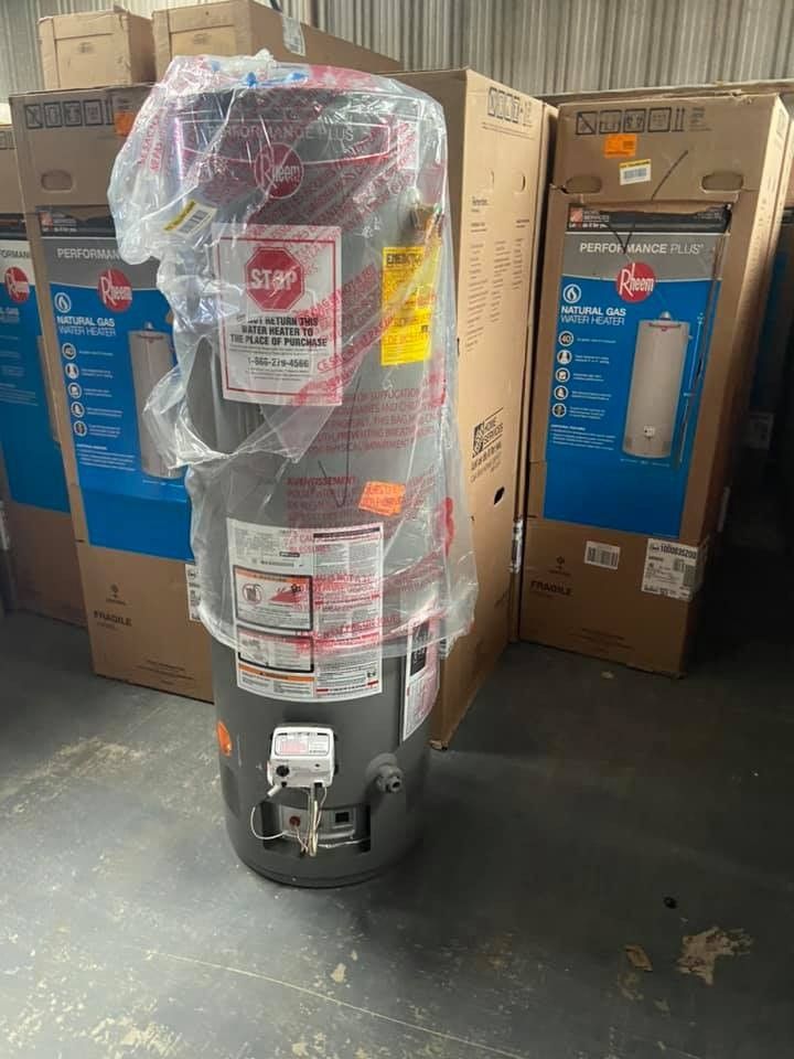 New 40 gal Natural Gas Water Heater (includes installation)