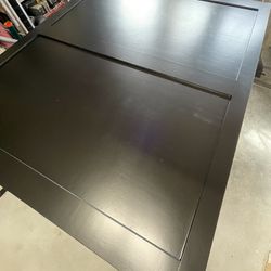 Large Black 2 Panel Shaker Barn Door 78/96