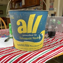 Antique Vintage All Laundry Soap 25lb Bucket