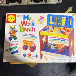 Kid Toys Wood Work Bench