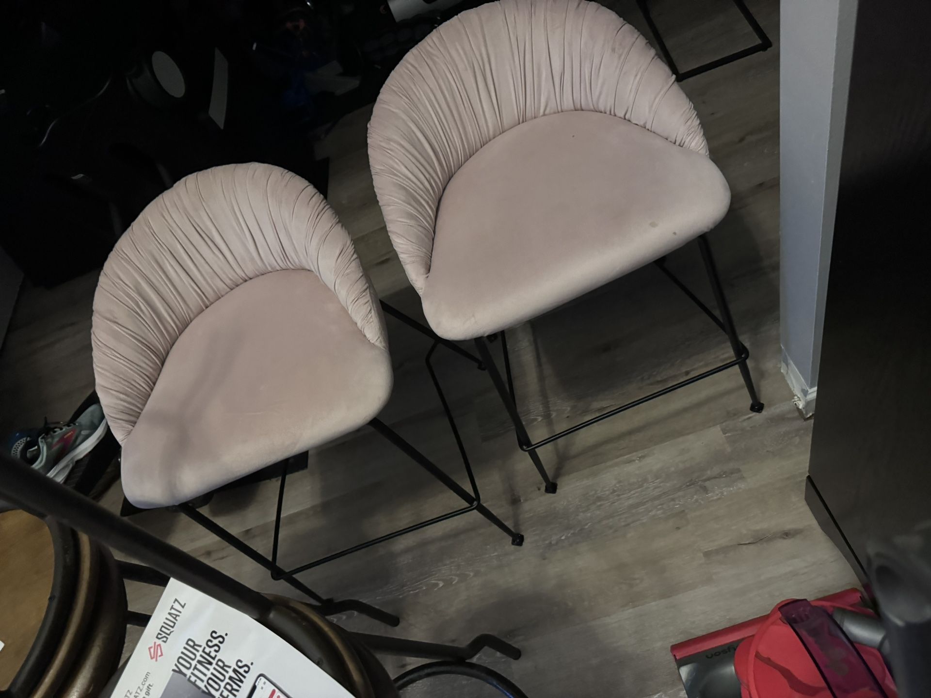 Pink Barstools