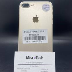 Extended Sale! iPhone 7 Plus 32GB Unlocked
