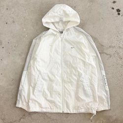 Men’s Vintage White  Nike Windbreaker 