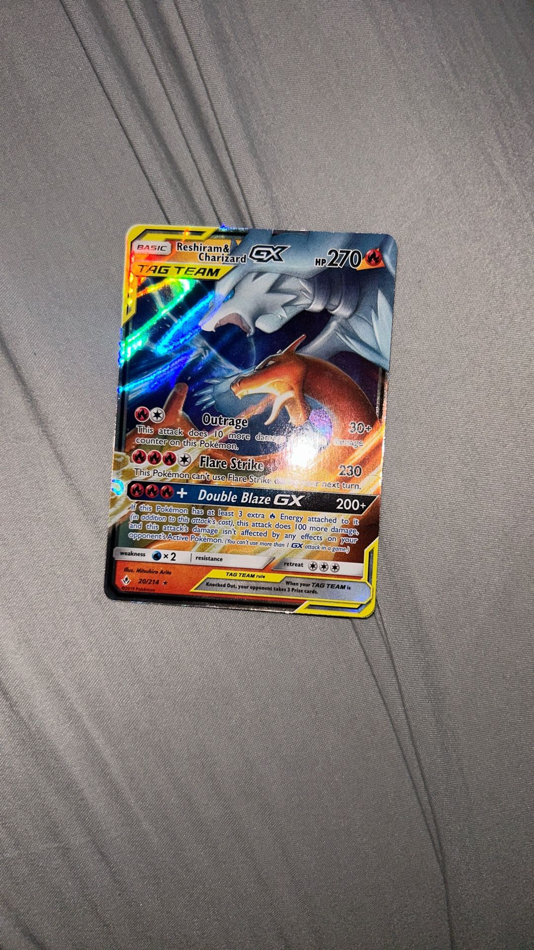 Reshiram & Charizard Gx