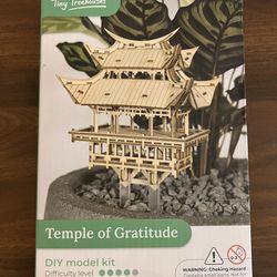 DIY Wooden Model Kit - Tiny Treehouses Temple of Gratitude