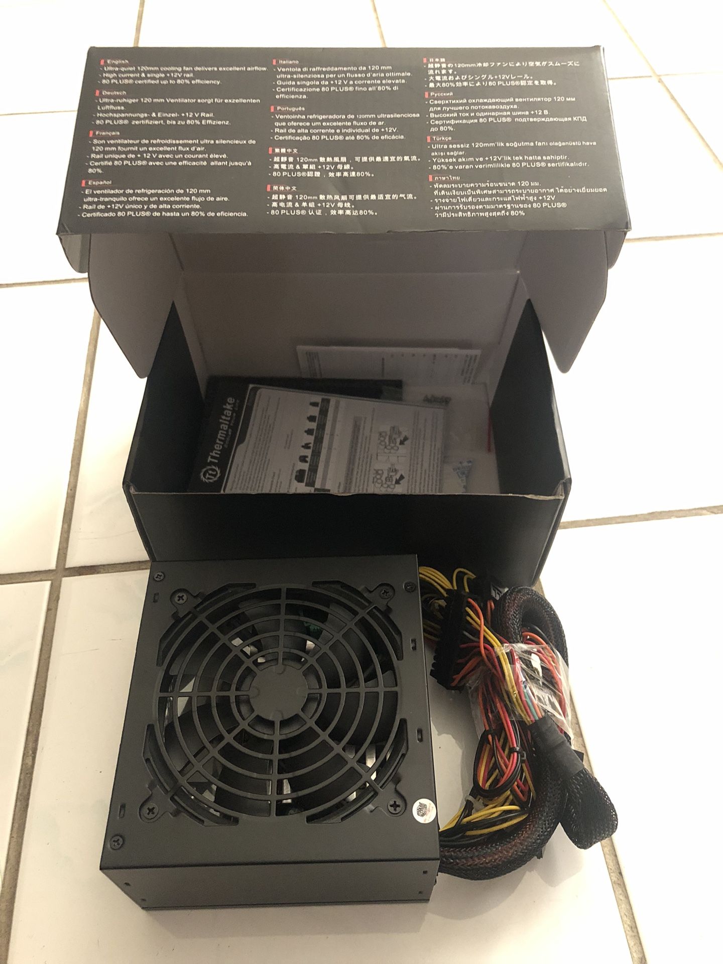 Computer Power Supply: Thermaltake Smart 700W 80+ White Certified PSU