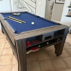 Pool Table, Air Hockey Table, Ping Pong Table
