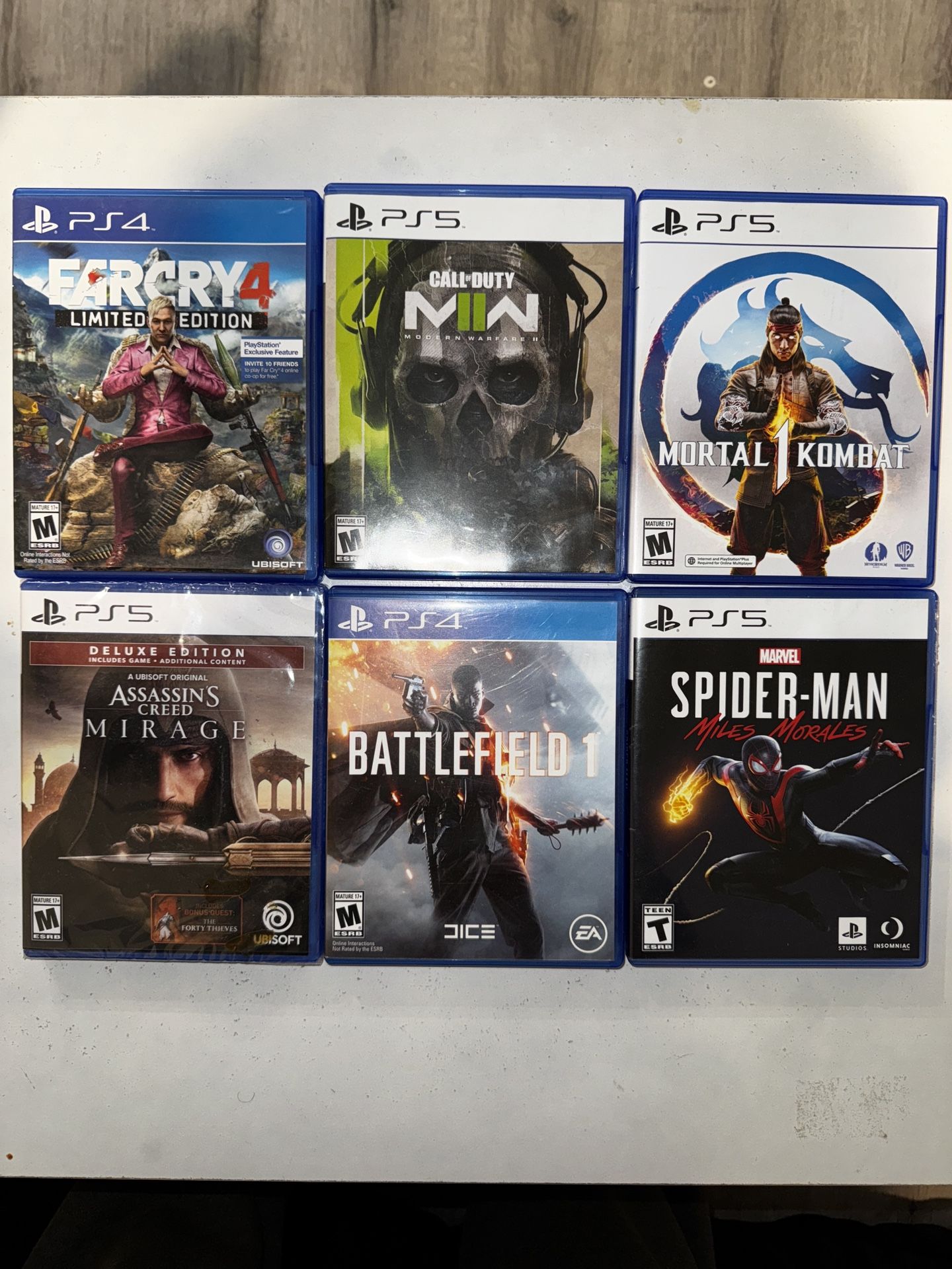 PS5 And PS4 Games
