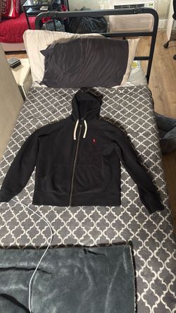 Ralph Lauren fleece zip up hoodie