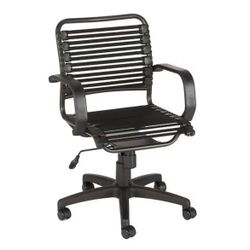 Flat Bungee Office Chair with Arms