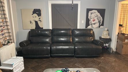 Leather 4 piece sectional