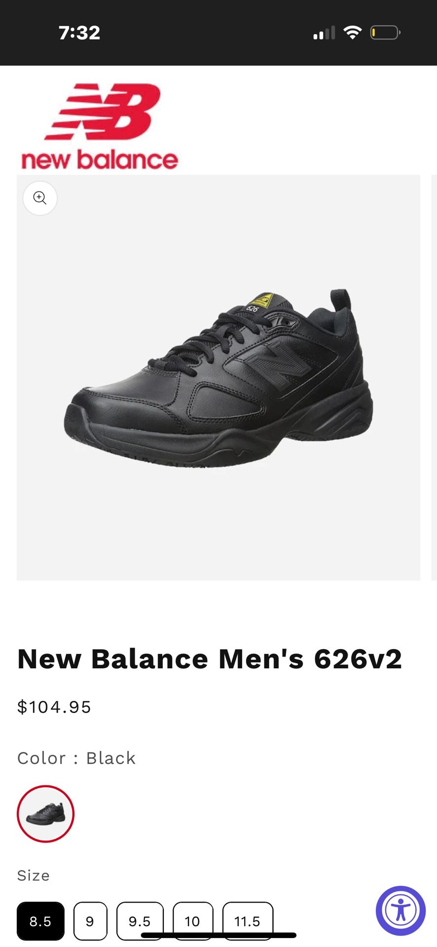 Industrial New Balance Men’s Shoes