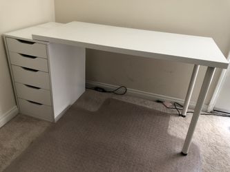 Ikea Linnmon Alex Desk White for Sale in Beverly Hills CA OfferUp