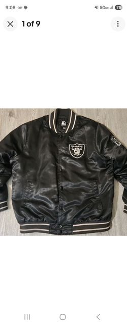 Raiders Jacket all black used XL