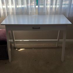 White Craft Table 