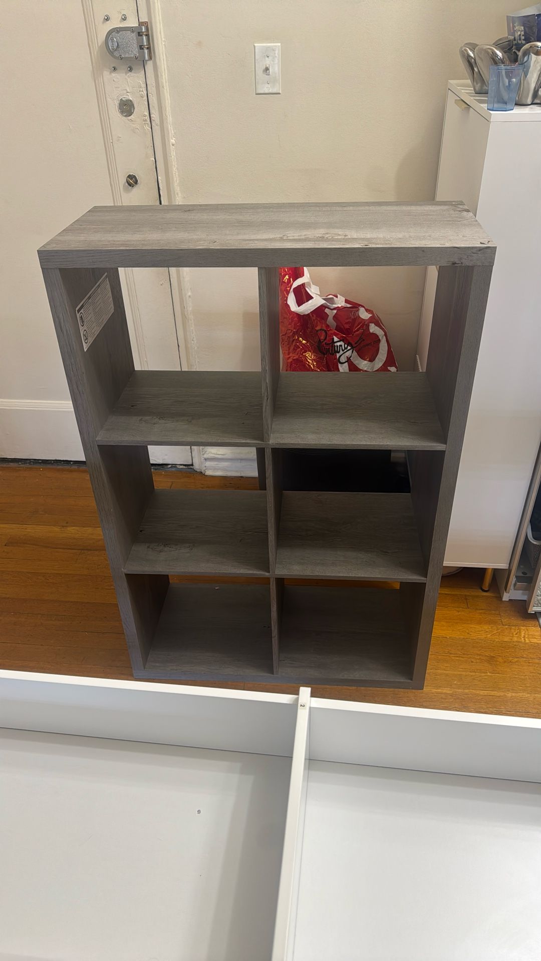 8 Cube Storage Bin Gray