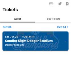 Sandlot Night Dodger Stadium 