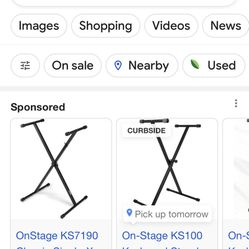 Pre-owned On-Stage KS100 Keyboard Stand