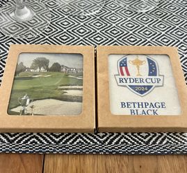 Ryder Cup Collectible Stone Coaster Set