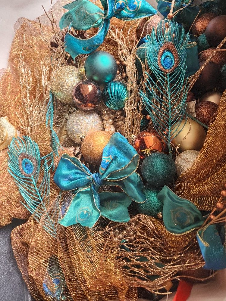 Peacock Themed 🦚 Christmas Tree Decorations