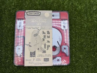 Vintage Sears Craftsman 9-3217 Kromedge Molding Set 9-3214 USA Complete
