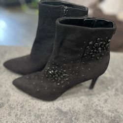 Circus by Sam Edelman  Embellished Ankle Boots, Size 8.5