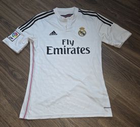 2015 Adidas Real Madrid Home Soccer Jersey James Rodriguez Men S Colombia Liga
