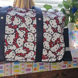 Hello Kitty Rolling Duffle Bag