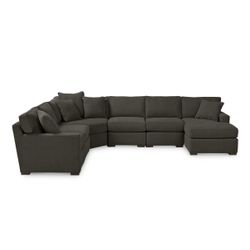 Like New Macy’s Modular 6 Piece Sectional Couch