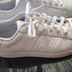 Men's Adidas Superstar Shoes Size 8.5 For $60