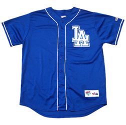 LA DODGERS Authentic Majestic Diamond collection Baseball Jersey SIZE L LARGE