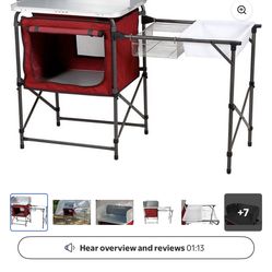 Portable camp kitchen