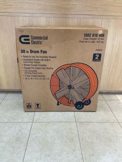COMMERCIAL ELECTRIC 30in DRUM FAN