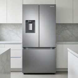 Samsung - 22 Cu. Ft. Smart 3-Door French Door Refrigerator with External Water Dispenser in Fingerprint Resistant Stainless Steel – Seattle, WA