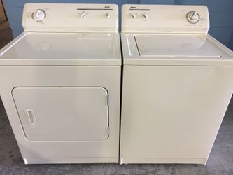 Matching Kenmore washer dryer pair