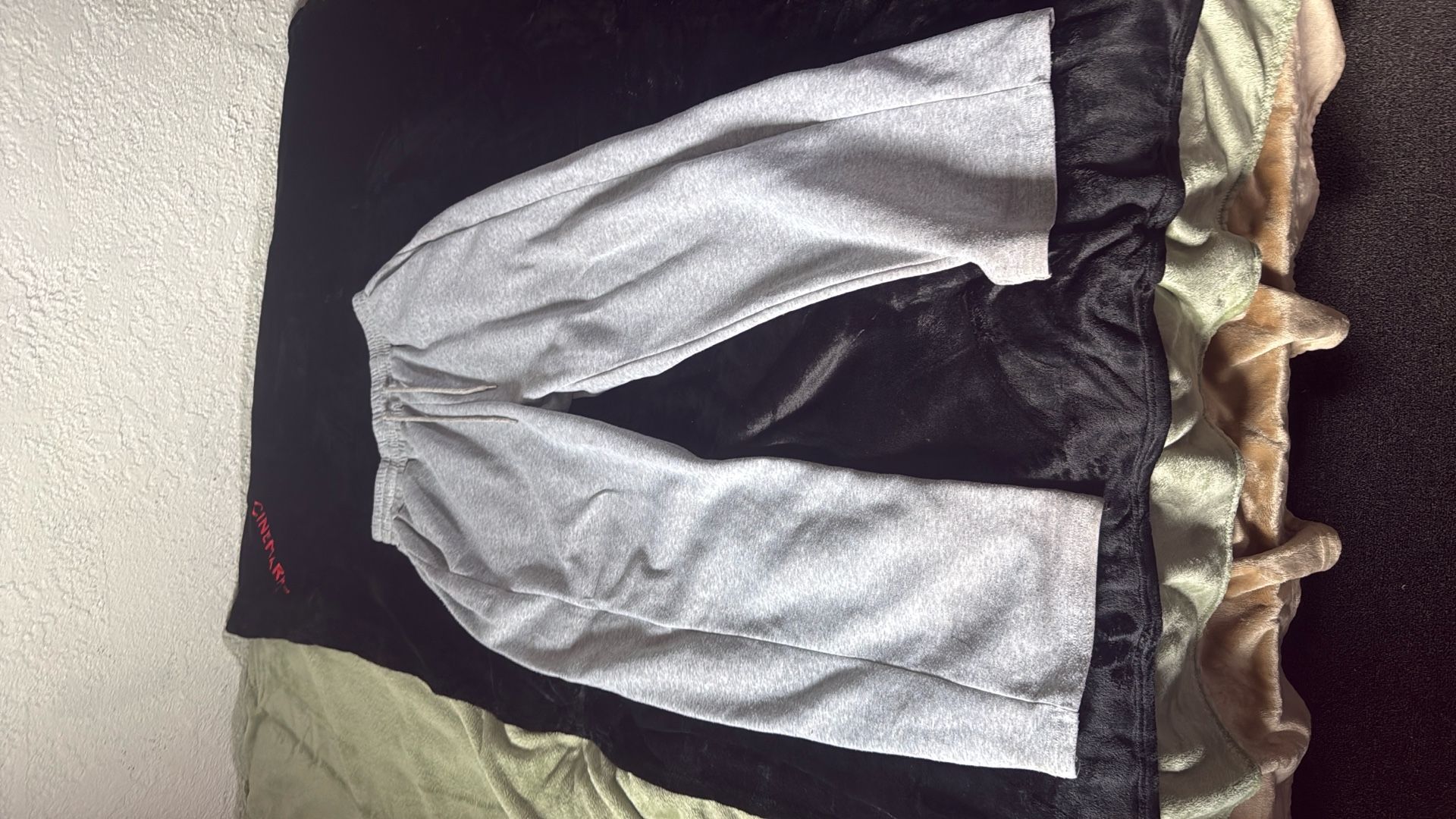 light gray baggy Sweatpants